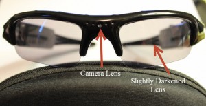 Spy Glasses camera lens